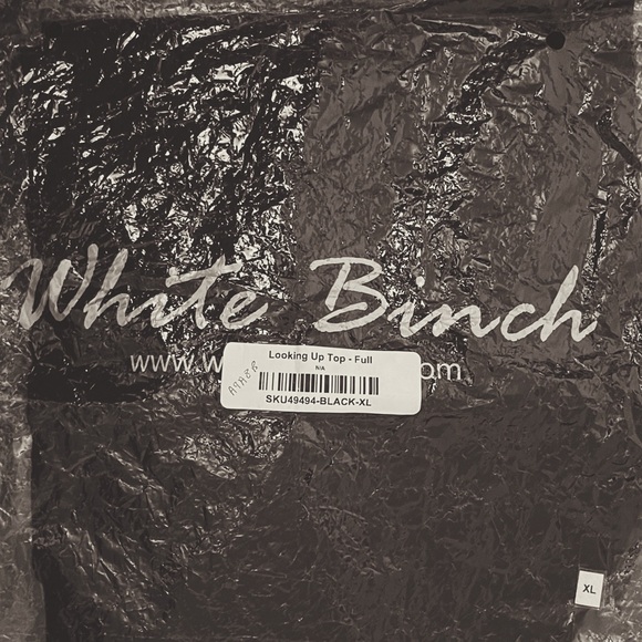 White Birch Black Open Back Halter Top - Picture 3 of 4